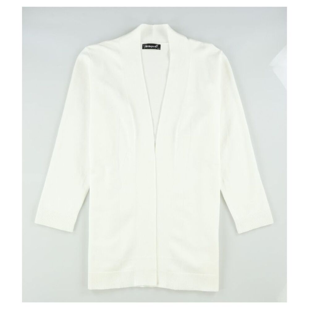 Allegra K Womens Solid Open Front Cardigan Sweater, NWT
